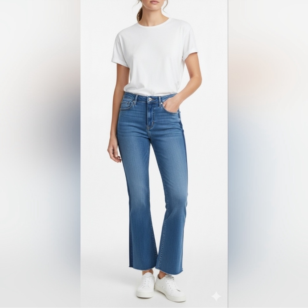 Pilcro The Yaya Jeans Two Tone Racing Stripe Jeans Size 30
